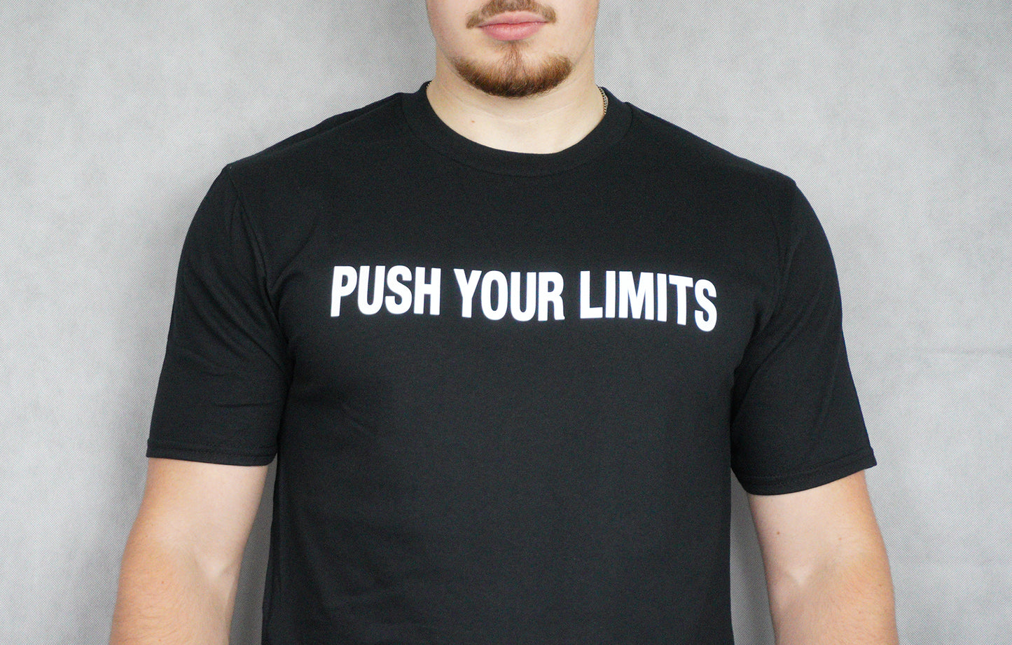 PUSH YOUR LIMITS T-Shirt BLACK